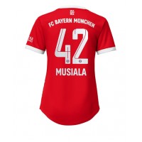 Fotbalové Dres Bayern Munich Jamal Musiala #42 Dámské Domácí 2022-23 Krátký Rukáv
